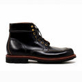 Chromexcel hand-sewn moc toe boot in Black, vegetable-tanned insole, welt and midsole