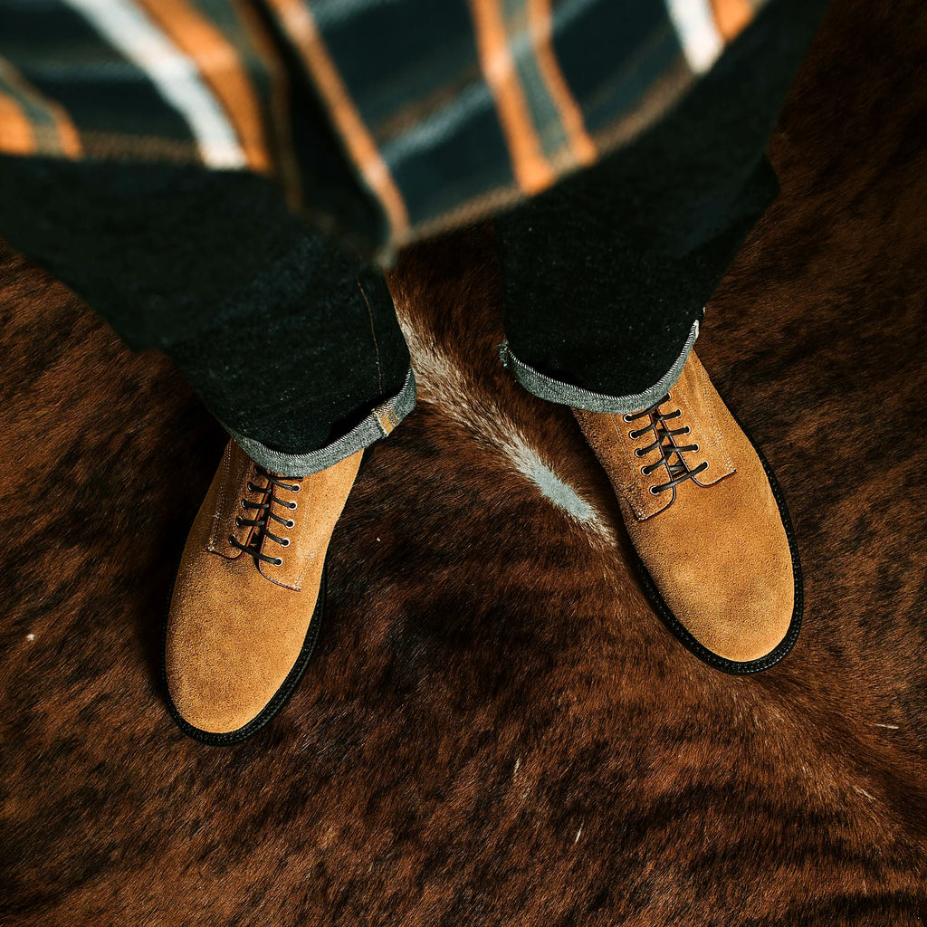 Butterum Gum Oiled Plain Toe Boot — Goodyear welted leather boot