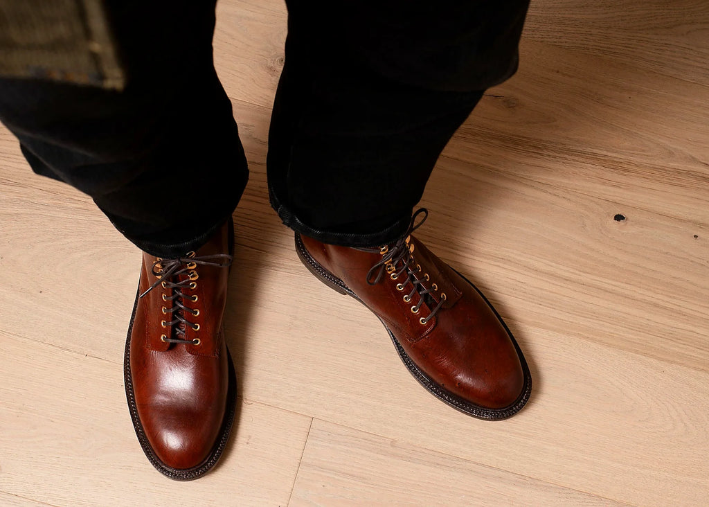 Cognac Ecbatana Lux Dress Boot — Goodyear welted leather boot