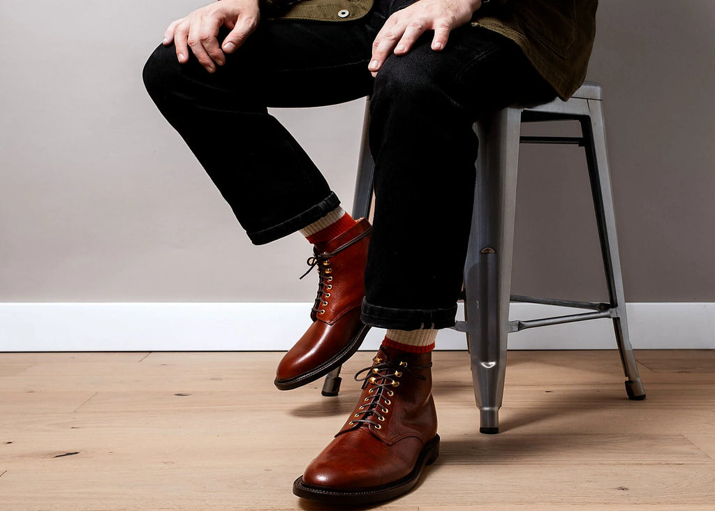 Cognac Ecbatana Lux Dress Boot — Goodyear welted leather boot