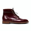 Color No. 8 Chromexcel boot on a micro stud rubber outsole, cork filler over a steel shank