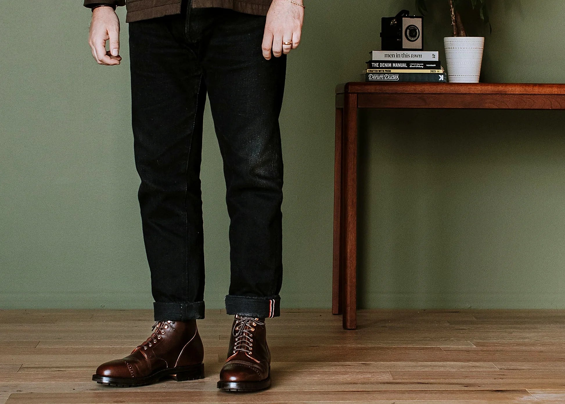 Crimson Chromexcel Cap Toe Boot — Goodyear welted leather boot