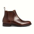 Goodyear welted Chelsea boot in Crimson Chromexcel, full-grain leather heel counters