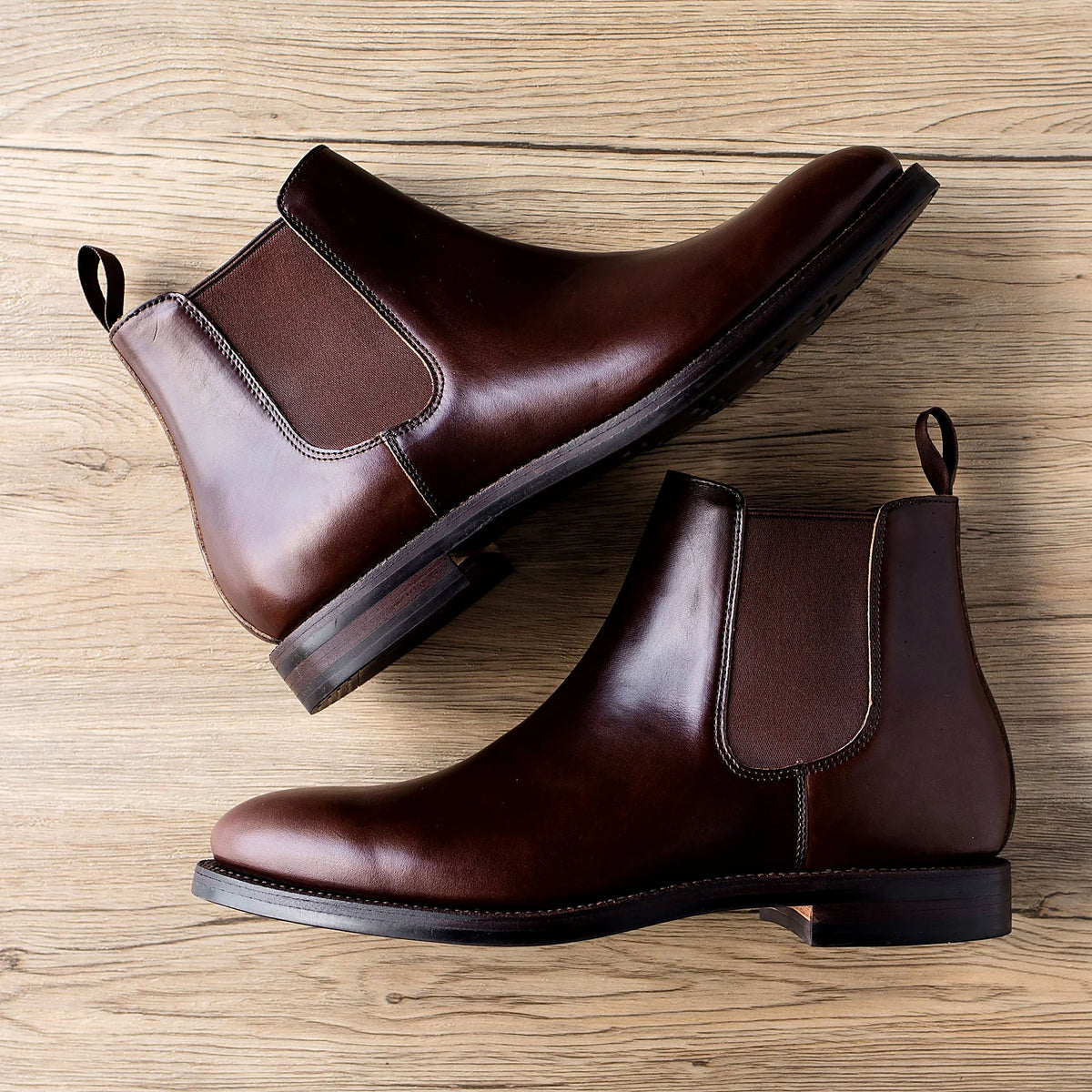 Chelsea boot in Crimson Chromexcel with double-sided gore