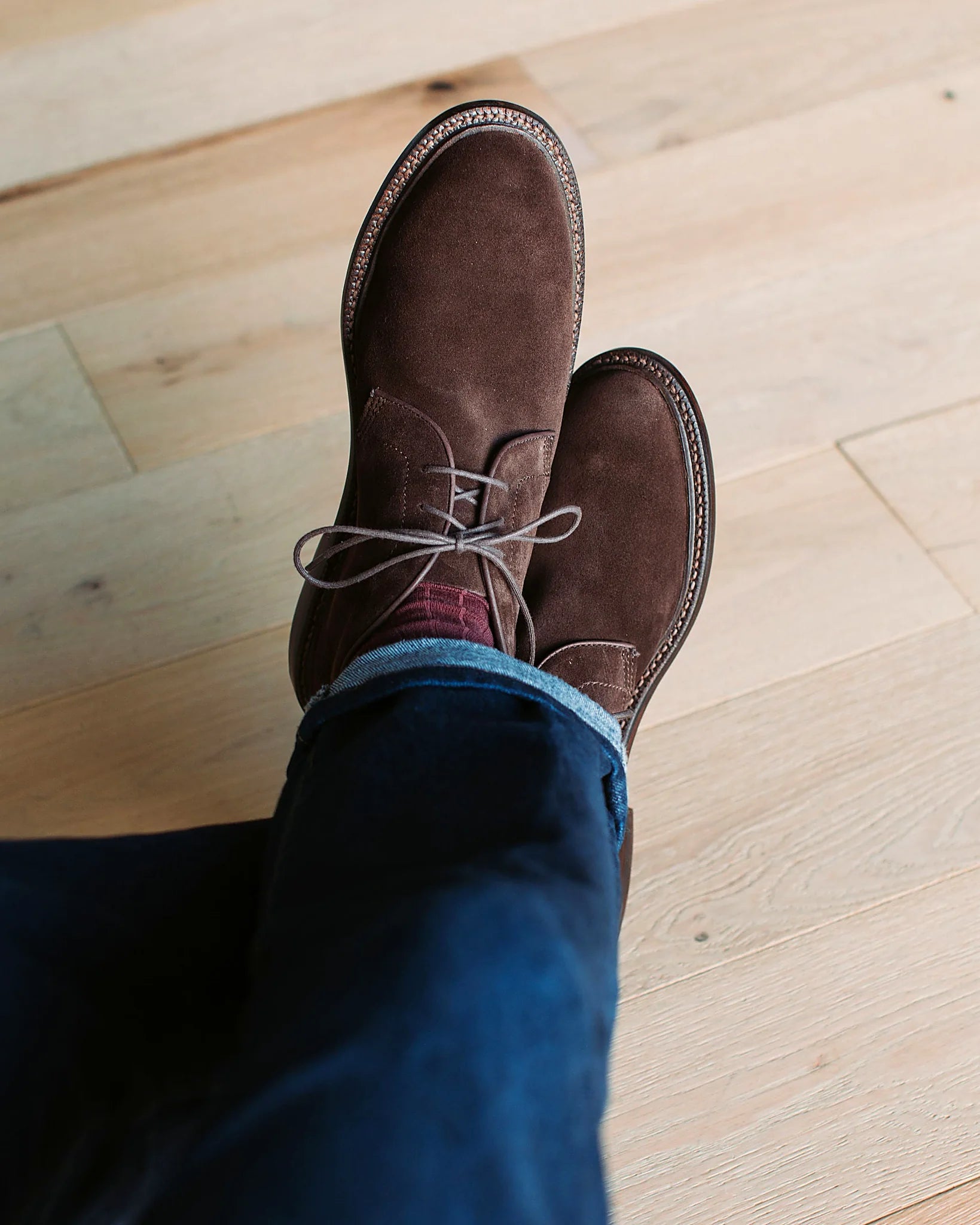 Unlined Chukka - Espresso Suede