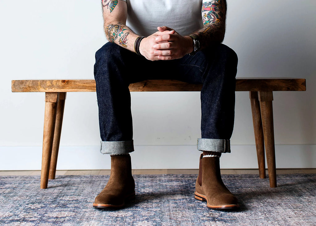 Chelsea Boot - Husk Suede
