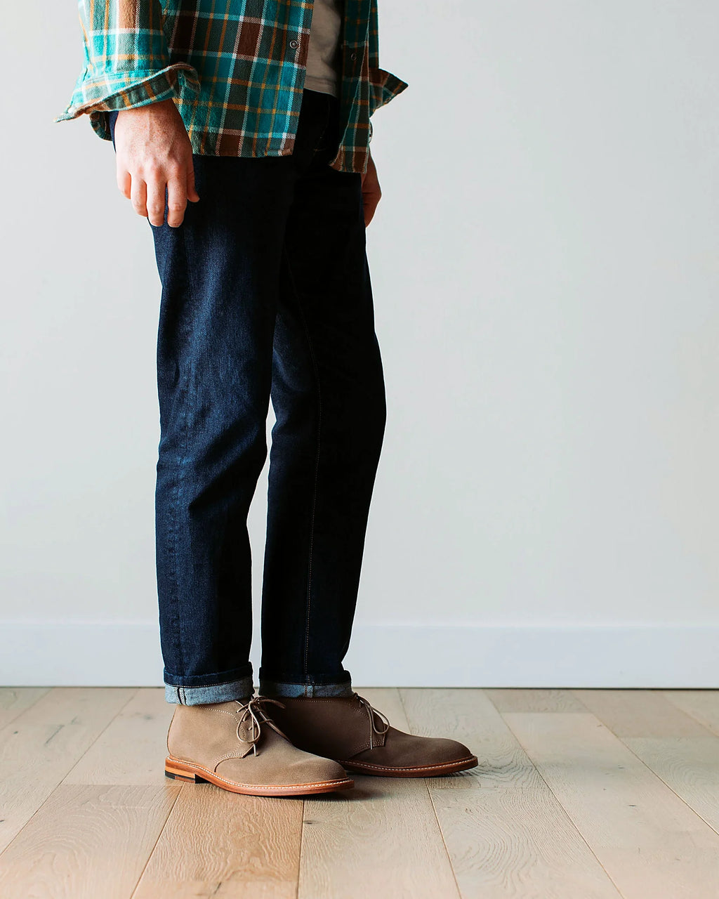 Unlined Chukka - Sand Suede