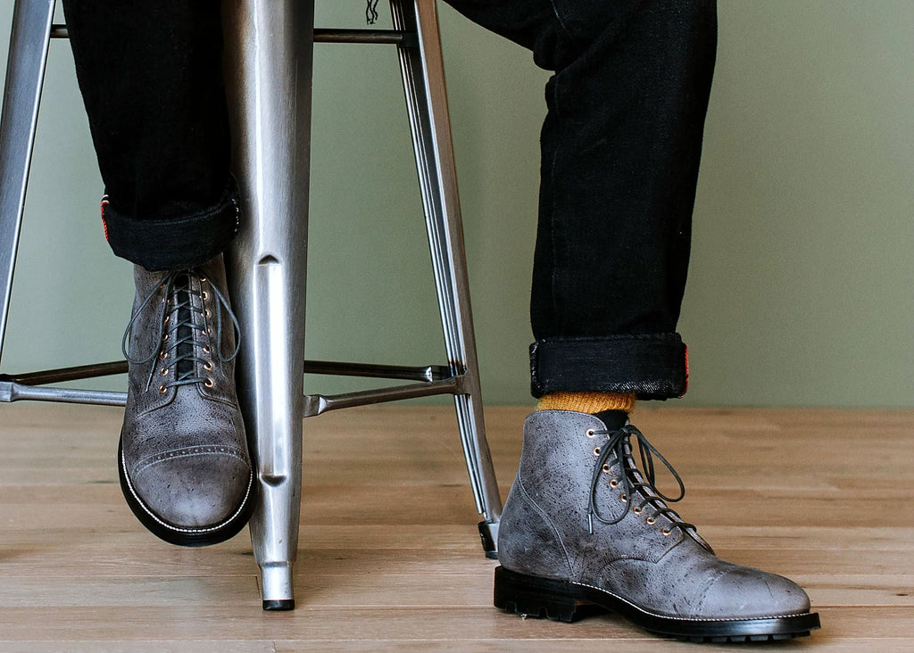 Storm Waxed Kudu Service Boot — Goodyear welted leather boot